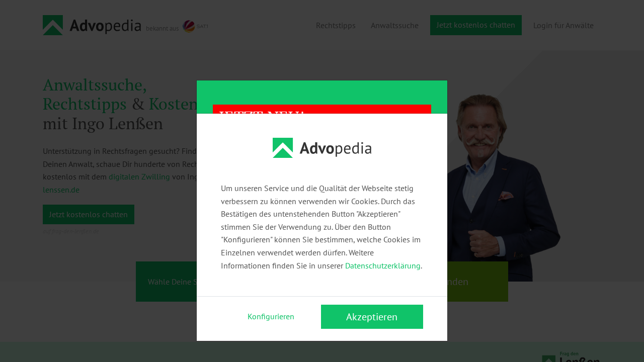Screenshot von Advopedia