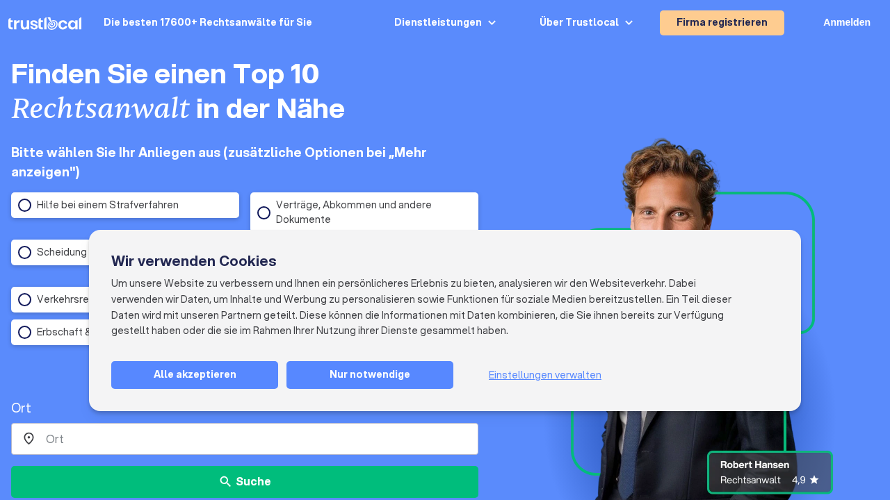 Screenshot von Trustlocal