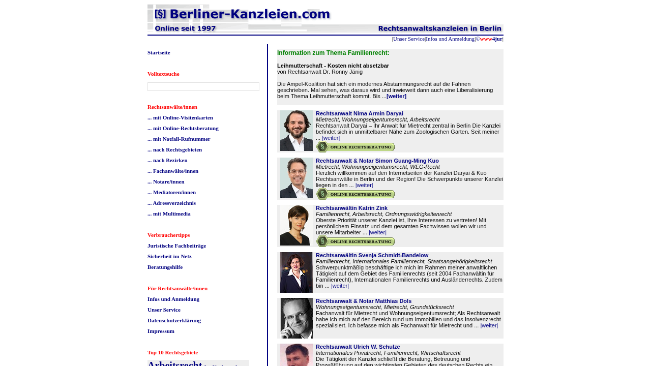 Screenshot von Berliner-Kanzleien.com