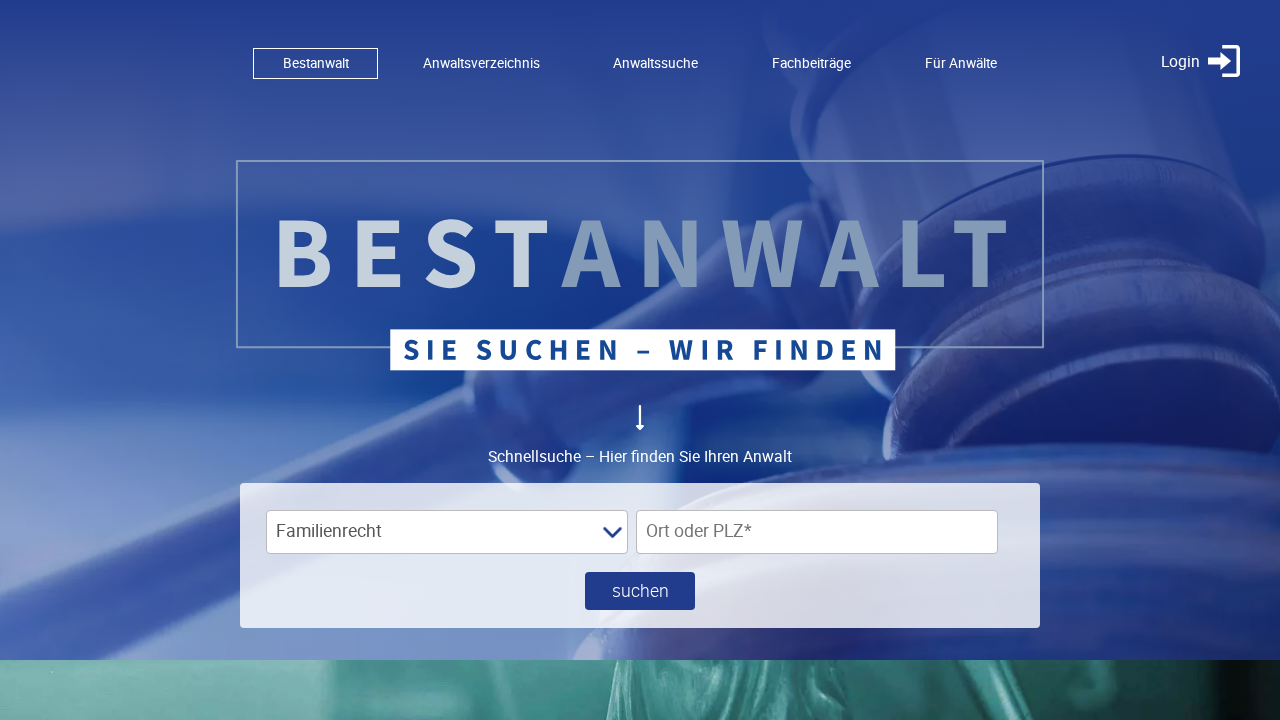 Screenshot von Bestanwalt