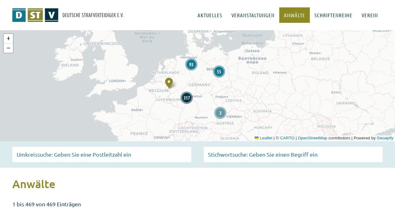 Screenshot von Deutsche-Strafverteidiger.de
