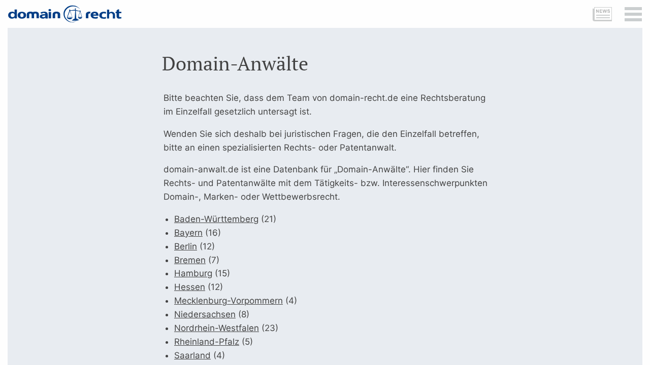 Screenshot von domain-anwalt.de