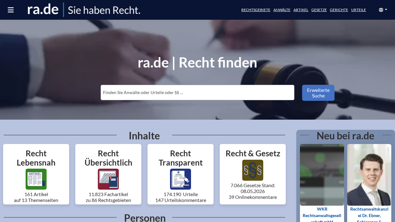 Screenshot von ra.de