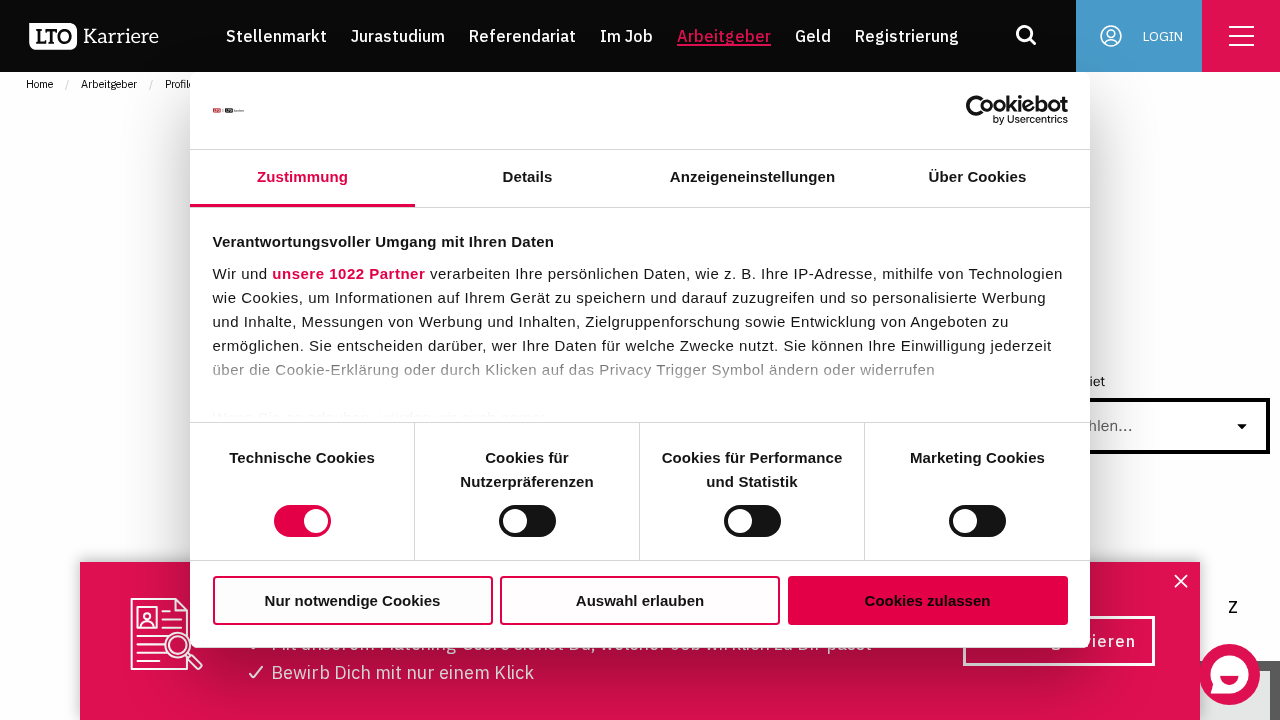 Screenshot von LTO Karriere